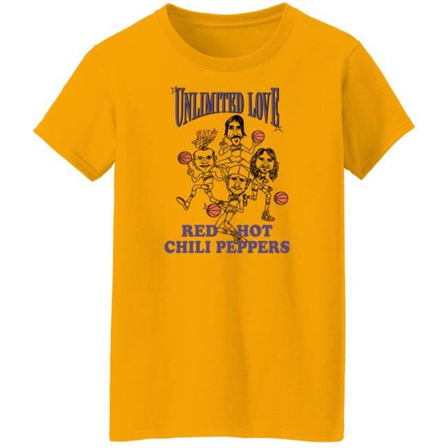 Los Angeles Lakers Unlimited Love Red Hot Chili Peppers Shirt Kyle Goon Los Angeles Lakers Unlimited Love Red Hot Chili Peppers Shirt Kyle Goon