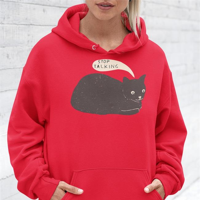 Funny Stop Talking Martha Rich Shirt Cat Stop Talking By Martha Rich Shirt