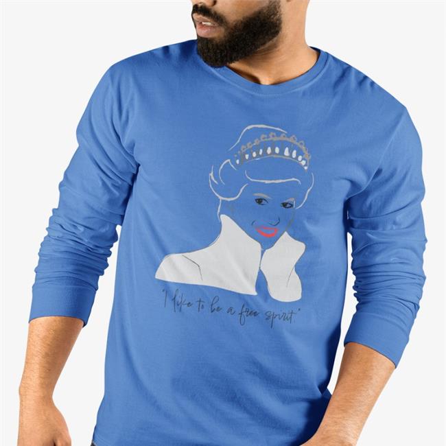 Hello Magazine Merch I Like To Be A Free Spirit Hoodie Sweatshirt Princess Diana