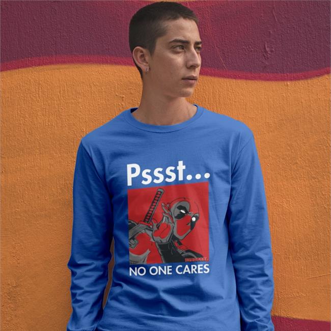 Gwen Stacy Pssst No One Cares Hoodie Deadpool
