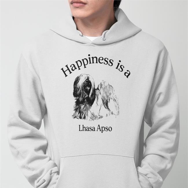 Bones Happiness Is A Lhasa Apso Shirt Teamsesh