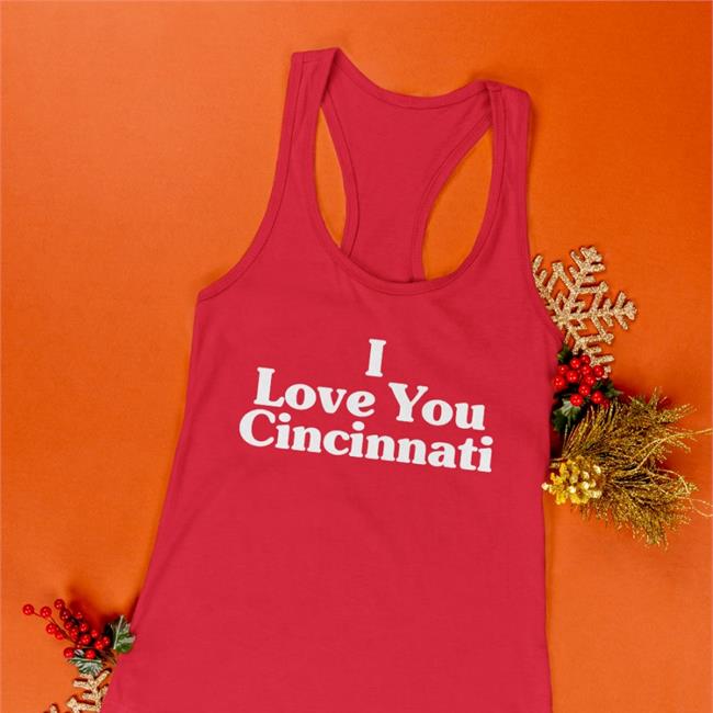 Notsocooljules I Love You Cincinnati Hoodie