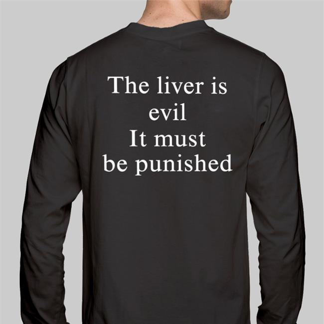 Boomer Core The Liver Is Evil It Must Be Punished Hoodie BabyBoomerCore