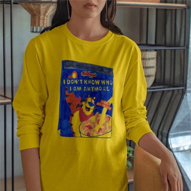 Saberspark I Don't Know Who I Am Anymore Long Sleeve Tee Shirt ArtBabyGirl