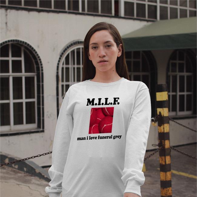Dreamxboys Milf Man I Love Funeral Grey Sweatshirt