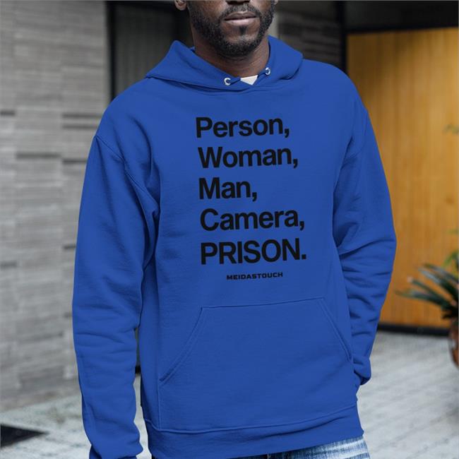 Meidastouch Merch White Person, Woman, Man, Camera, Prison Shirt