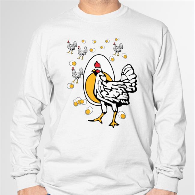 White The Story Behind ‘Roseanne’S Iconic Chicken Shirt Roseanne Chicken T Shirt
