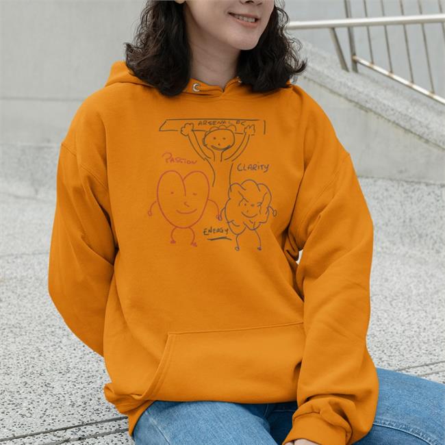 Arsenal Fc Passion Clarity Energy Tee Shirt Edugaspar