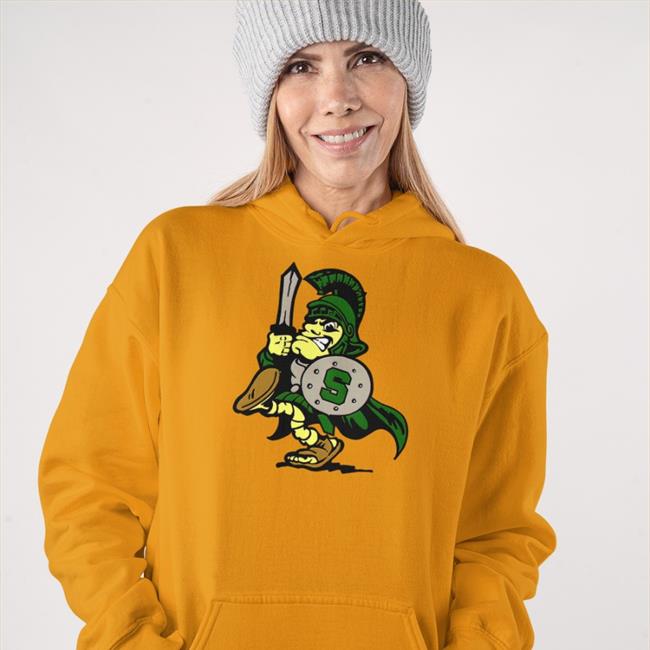 Chris Solari Michigan State Spartans Mascot Shirt Payton Thorne Payton Thorne Wearing Michigan State Spartans Mascot T Shirt