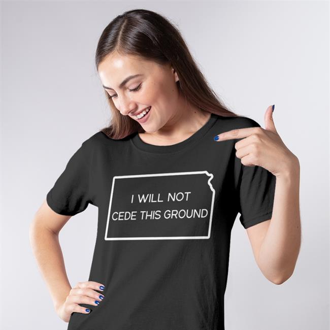 Lieutenant Harridan I Will Not Cede This Ground Tee Shirt
