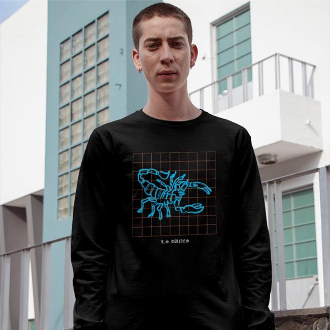Lsdunes Store Scorpion Grid Ls Dunes Shirt Black
