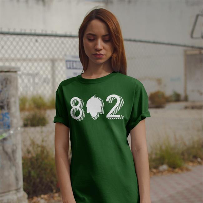 Vermont Beer 802 Long Sleeve Tee Shirt Love Vermont Beer