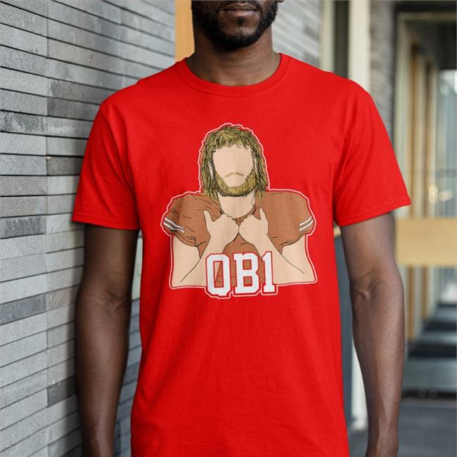 Qb1 TX Long Sleeve Tee Shirt Barstool Sports Store