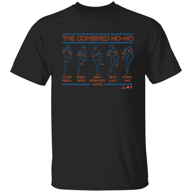 The Combined No-No Shirt New York Combined No-No Shirt Athlete Logos New York Mets BreakingT Store
