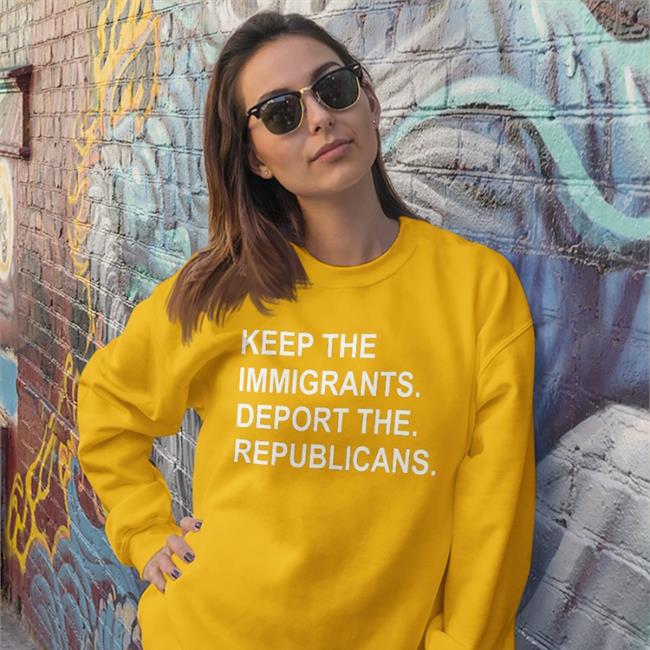 Keep The Immigrants Deport The Republicans Shirt Red Ohemgeeitsalyssa