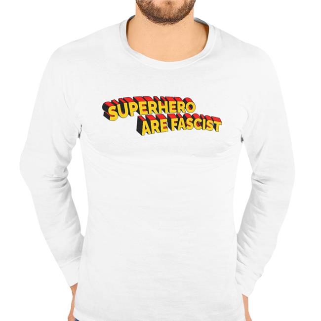 Thegoodshirts Merch Superhero Movies Are Fascist Shirt Good Shirts