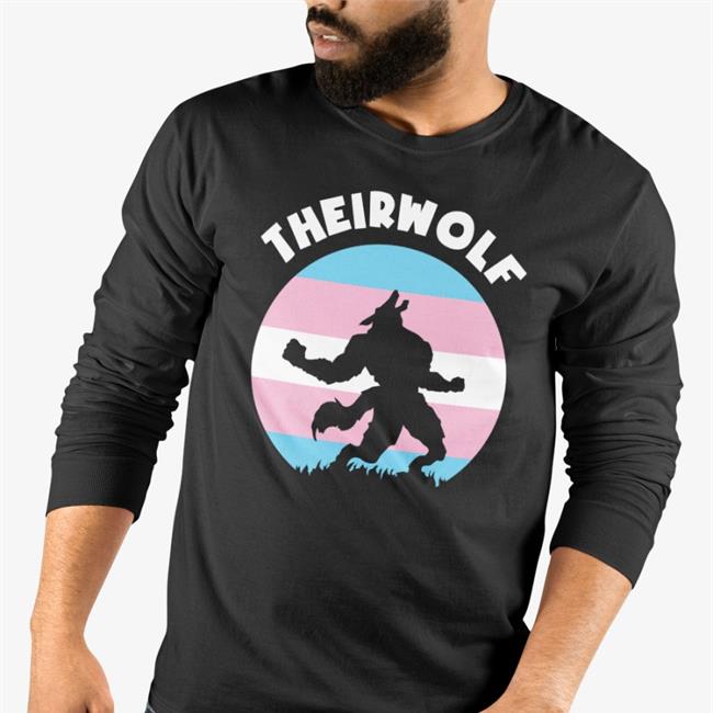 Bvdgrrl Theirwolf Trans Pride Lgbt Shirt
