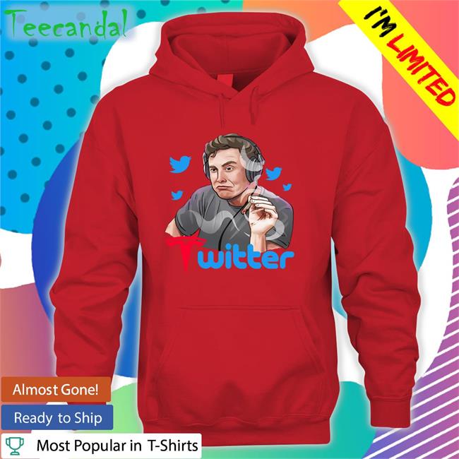 Smoking Elon Musk Twitter Sweatshirt
