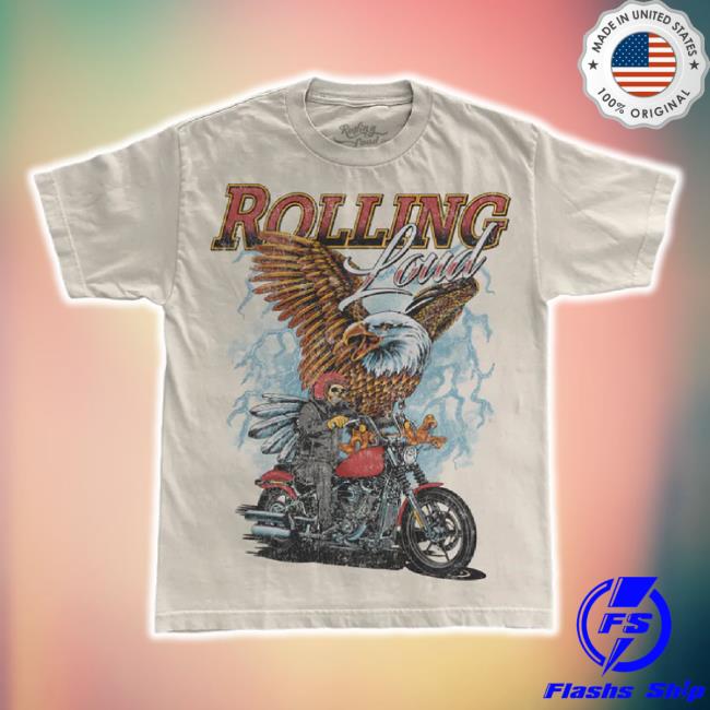 Trending Rolling Loud Merch Store Rl Munich 23 Moto Eagle Ivory Lineup Sweater Shoprollingloud Shop