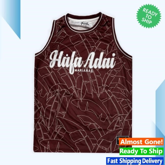 Trending Official New Jersey Tanktop - Hafa Adai Marianas Maroon Aga Funny Shirt
