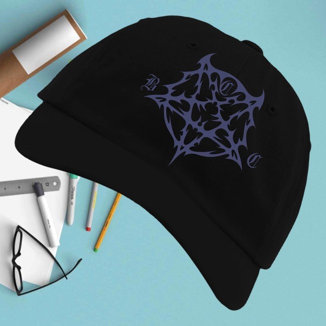 Blackcraft Merch Purple Pentagram Logo New Cap