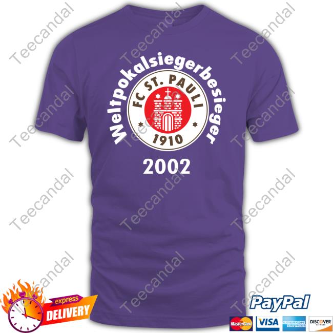 Turning Point Uk Fc St. Pauli Weltpokalsiegerbesieger 2002 Tee Shirt
