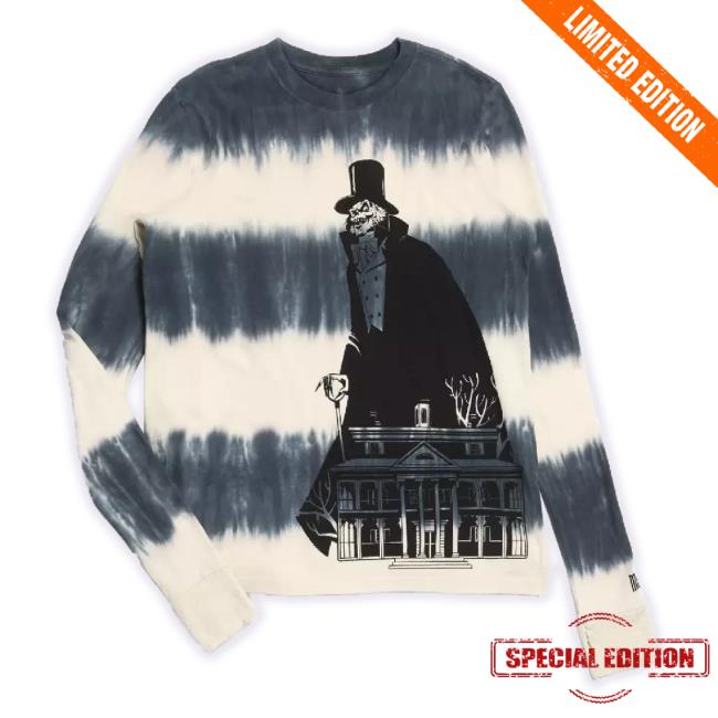 Official Disney Merch Store Hatbox Ghost Hoodie Sweatshirt Top For Adults, Haunted Mansion Live Action Film Shopdisney