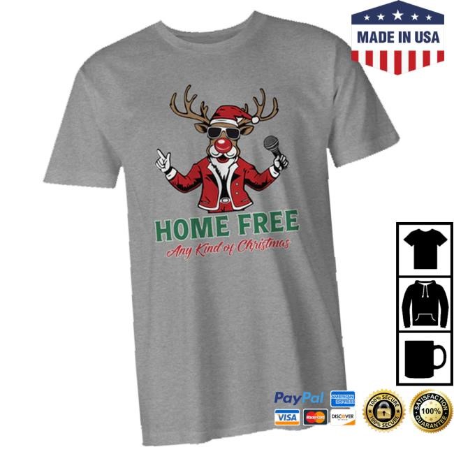 Trending Homefree Music Merch Store Any Kind Of Christmas Reindeer Sweatshirt
