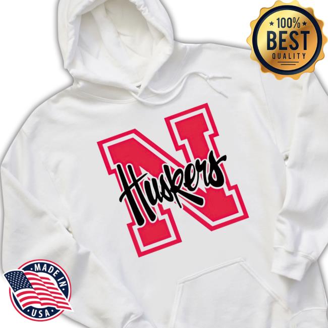N Huskers Nebraska Huskers Hooded Sweatshirt N Huskers Nebraska Huskers Long Sleeve Shirt