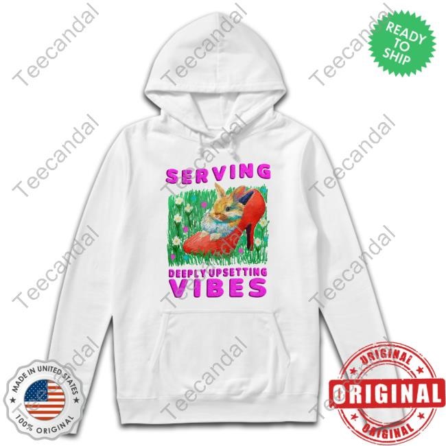 Jmcgg Serving Deeply Upsetting Vibes Hooded Sweatshirt