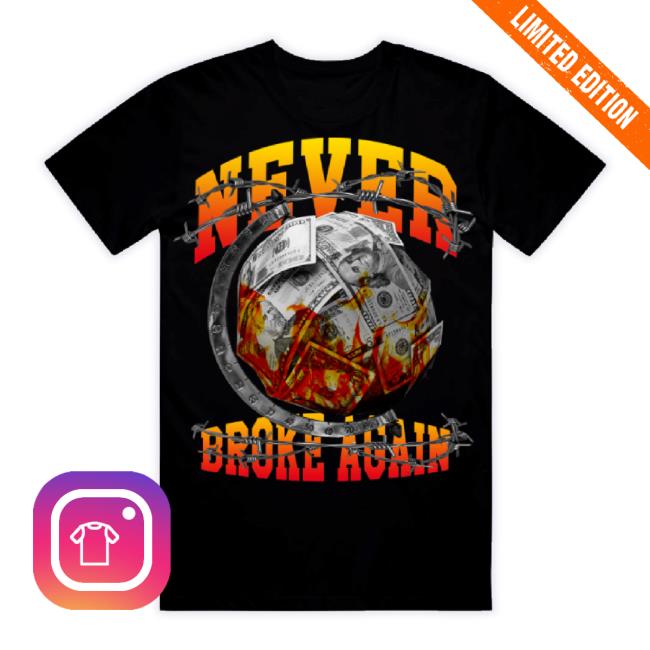 Trending Never Broke Again Merch Store Neverbrokeagains Worldwide Money Barb T-Shirt Smoke Neverbrokeagains Apparel Clothing Shop