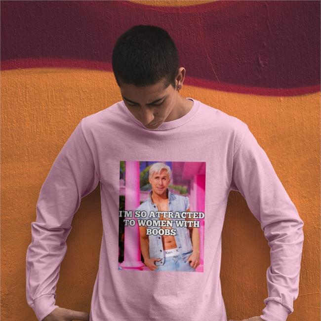 Quotesg0hard I'm So Attracted To Women With Boobs Shirt