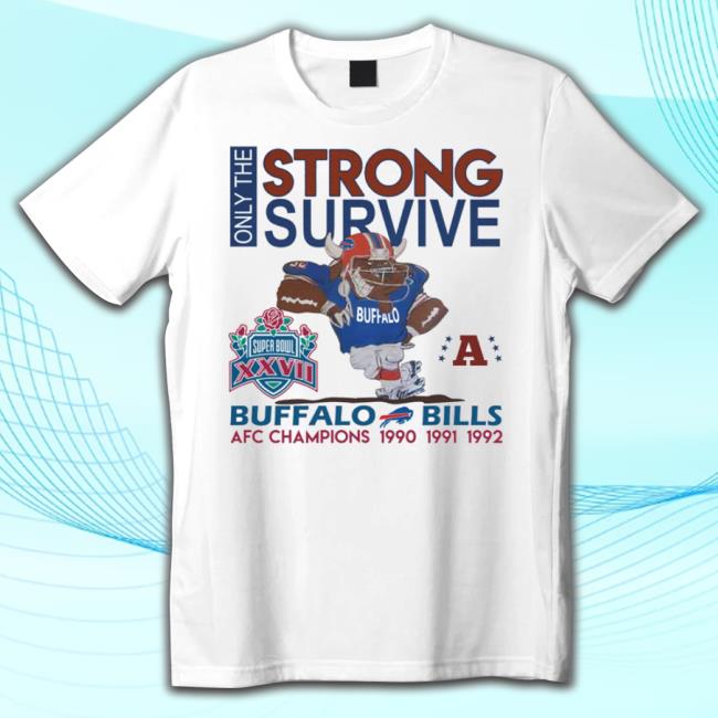 Trending Vintage Buffalo Bills Only The Strong Survive Unisex Sweatshirt