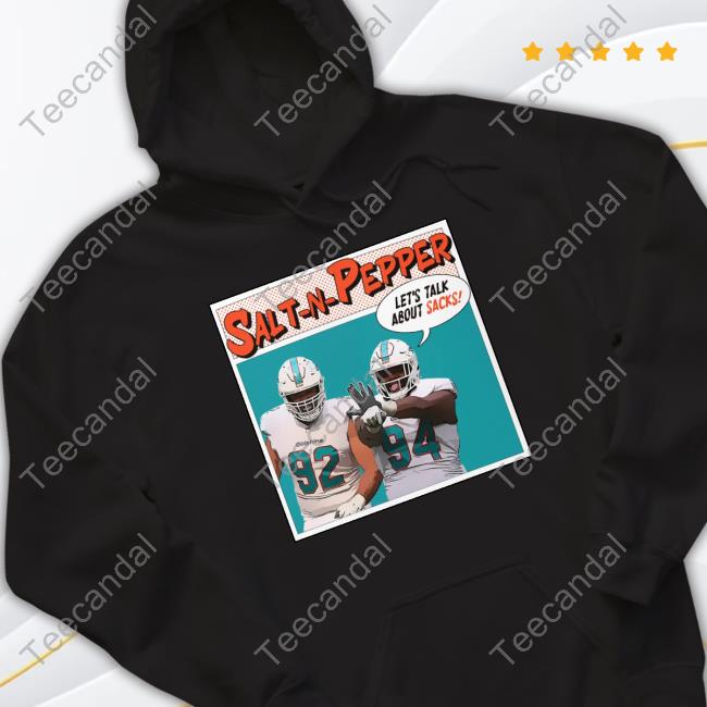 The Drunken Dolphin Salt-N-Pepper Let's Talk About Sacks Tank Top