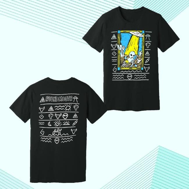 Trending Houndmouth Merch Alien Hoodie