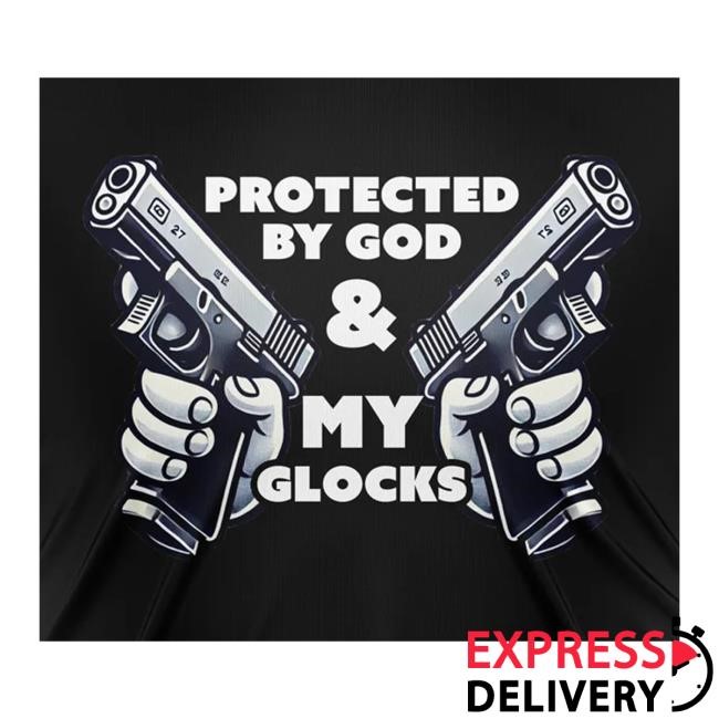 Xaviaer Store God & Glocks Long Sleeve Shirt