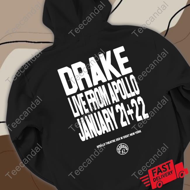 Phoenix Mercury Kevin Durant Wearing Drake Live From Apollo January 21+22 Hoodie