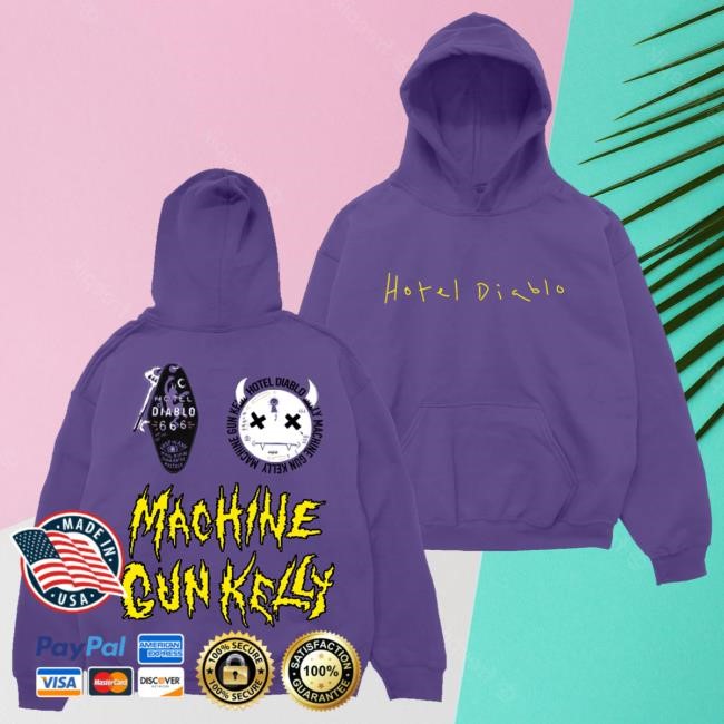 Official Machine Gun Kelly Merch Hotel Diablo Anniversary T-Shirt