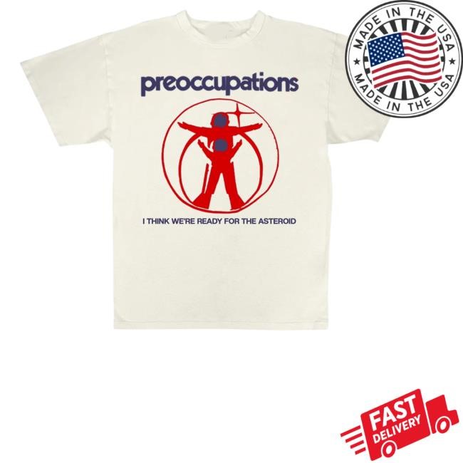 Bornlosersrecords Merch Preoccupations Asteroid Hoodie Sweatshirt