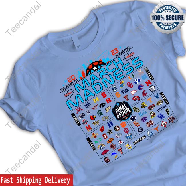 2023 The Road To Houston March Madness Ncaa Men’S Final Four Long Sleeve T Shirt
