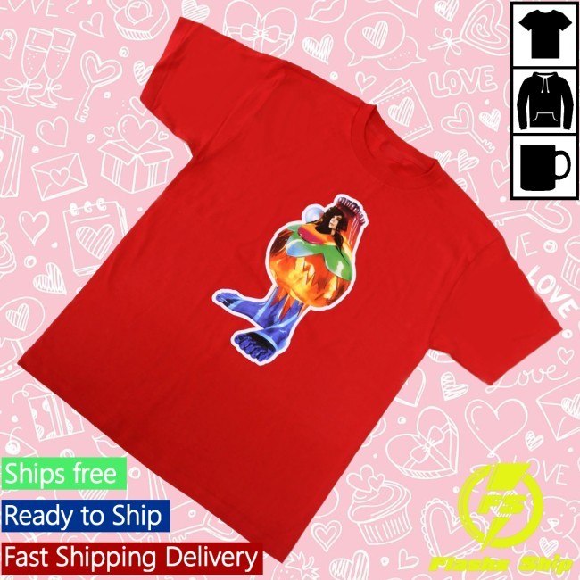 Official Bjork Merch Volta Red Tee