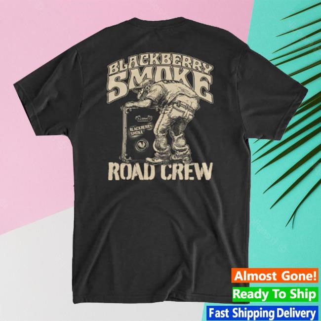 Official Blackberry Smoke Merch Road Crew Appreciation Tee Shirt