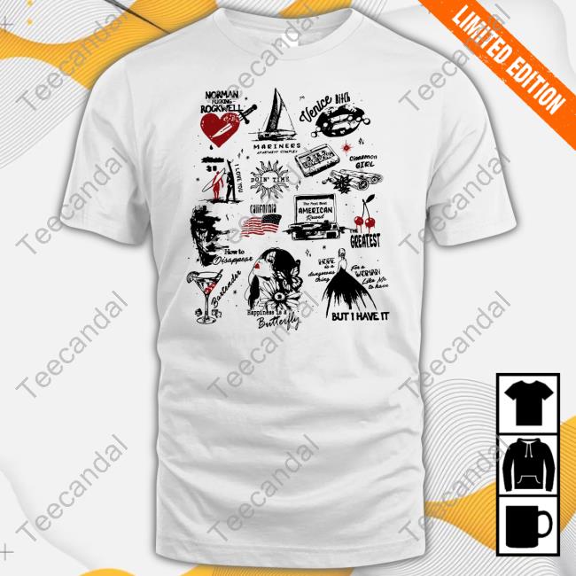Rodysewing Lana Nfr Norman Fucking Rockwell Venice Bitch Tee Shirt