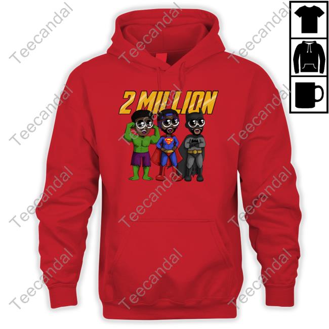 Daydrian Harding Merch 2 Million Subscribers Shirt Hoodie Sweatshirt
