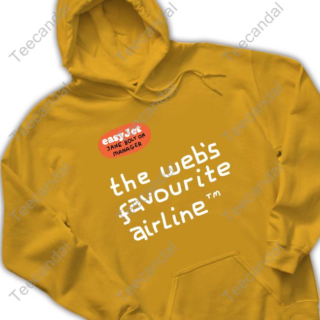 Zoe Bread Merch Easy Jet Jane Bolt On Manager The Web's Favourite Airline Shirts