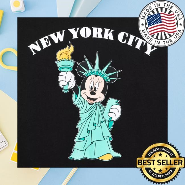 Minnie Mouse Statue Of Liberty Fashion New York City Tank Top