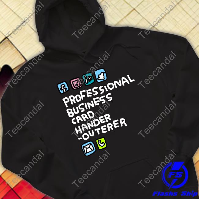 Zoebreadtok Professional Business Card Hander-Outerer Shirt
