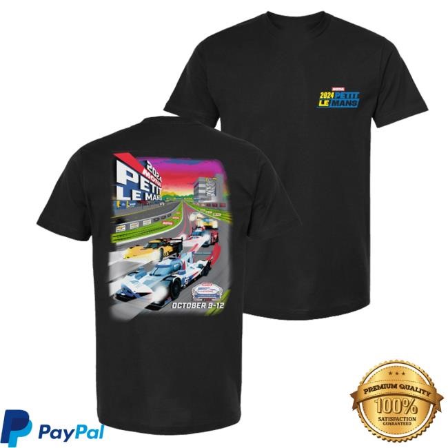 Official Road Atlanta Merch 2024 Petit Le Mans Event Tee Black Long Sleeve Shirt