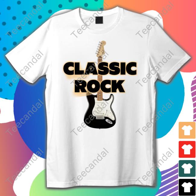 Fender Standard Stratocaster Guitar Classic Rock New Shirt