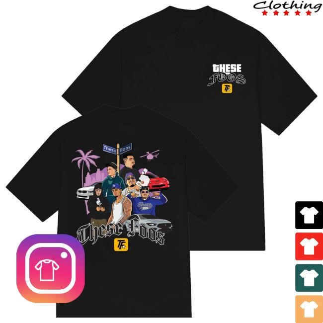 These Foos Merch Store These Foos San Andreas Shirts